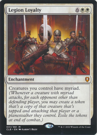 Legion Loyalty 031 361 Commander Legends Battle for Baldur s Gate Singles Legion Loyalty 031 361 Commander Legends Battle for Baldur s Gate Singles