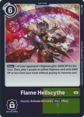 Flame Hellscythe BT8 109 R Rare Flame Hellscythe BT8 109 R Rare
