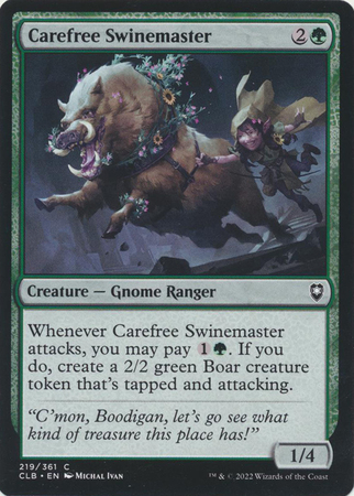 Carefree Swinemaster 219 361 Commander Legends Battle for Baldur s Gate Singles Carefree Swinemaster 219 361 Commander Legends Battle for Baldur s Gate Singles