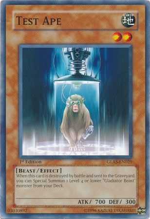 Test Ape GLAS EN025 Common 1st Edition Gladiator s Assault GLAS 1st Edition Singles Test Ape GLAS EN025 Common 1st Edition Gladiator s Assault GLAS 1st Edition Singles