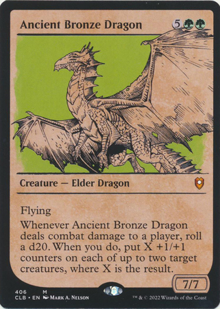 Ancient Bronze Dragon 406 Showcase Rulebook 
