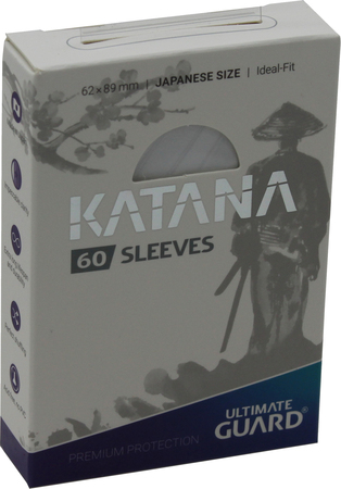 Ultimate Guard Katana 60ct White Japanese Size Sleeves (UGD011053)