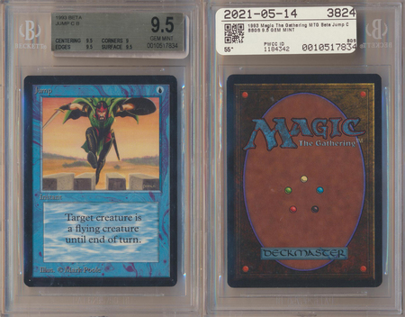 Jump BGS 9 5 GEM MINT Common Beta 7834 Jump BGS 9 5 GEM MINT Common Beta 7834
