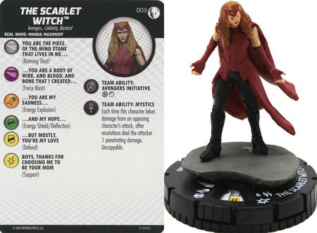 The Scarlet Witch 003 Marvel Studios Disney Plus Heroclix The Scarlet Witch 003 Marvel Studios Disney Plus Heroclix