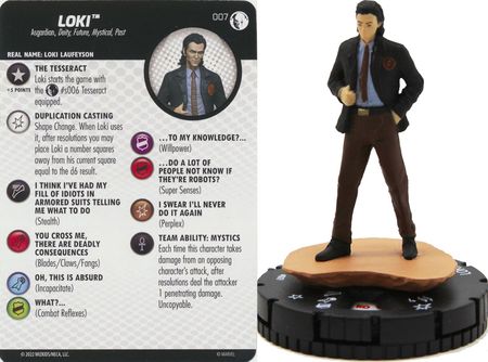 Loki 007 Marvel Studios Disney Plus Heroclix Loki 007 Marvel Studios Disney Plus Heroclix