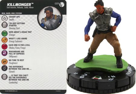 Killmonger 009 Marvel Studios Disney Plus Heroclix Killmonger 009 Marvel Studios Disney Plus Heroclix