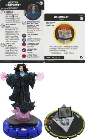 Agatha Harkness w Darkhold 049 s008 Marvel Studios Disney Plus Heroclix Agatha Harkness w Darkhold 049 s008 Marvel Studios Disney Plus Heroclix