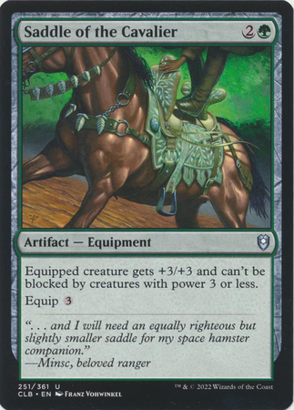 Saddle of the Cavalier 251 361 Commander Legends Battle for Baldur s Gate Singles Saddle of the Cavalier 251 361 Commander Legends Battle for Baldur s Gate Singles