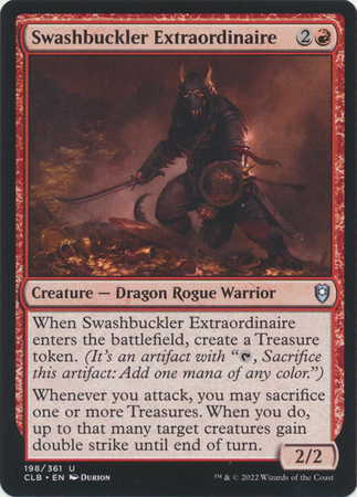 Swashbuckler Extraordinaire 198 361 Commander Legends Battle for Baldur s Gate Singles Swashbuckler Extraordinaire 198 361 Commander Legends Battle for Baldur s Gate Singles