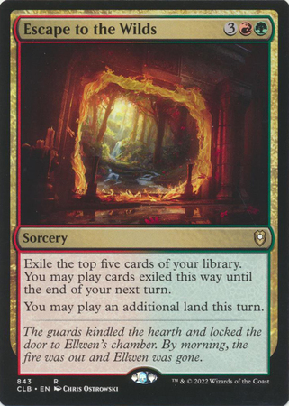 Escape to the Wilds 843 Commander Legends Battle for Baldur s Gate Commander Singles Escape to the Wilds 843 Commander Legends Battle for Baldur s Gate Commander Singles