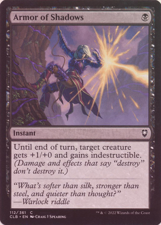 Armor of Shadows 112 361 Foil Armor of Shadows 112 361 Foil