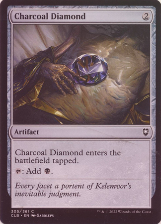 Charcoal Diamond 305 361 Foil Commander Legends Battle for Baldur s Gate Foil Singles Charcoal Diamond 305 361 Foil Commander Legends Battle for Baldur s Gate Foil Singles