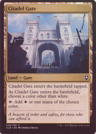 Citadel Gate 349 361 Foil Commander Legends Battle for Baldur s Gate Foil Singles Citadel Gate 349 361 Foil Commander Legends Battle for Baldur s Gate Foil Singles