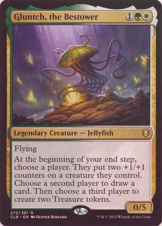 Gluntch the Bestower 275 361 Foil Commander Legends Battle for Baldur s Gate Foil Singles Gluntch the Bestower 275 361 Foil Commander Legends Battle for Baldur s Gate Foil Singles