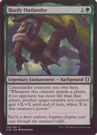 Hardy Outlander 235 361 Foil Commander Legends Battle for Baldur s Gate Foil Singles Hardy Outlander 235 361 Foil Commander Legends Battle for Baldur s Gate Foil Singles