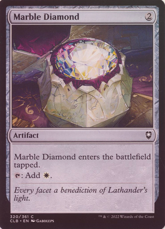 Marble Diamond 320 361 Foil Commander Legends Battle for Baldur s Gate Foil Singles Marble Diamond 320 361 Foil Commander Legends Battle for Baldur s Gate Foil Singles