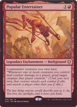Popular Entertainer 192 361 Foil Popular Entertainer 192 361 Foil