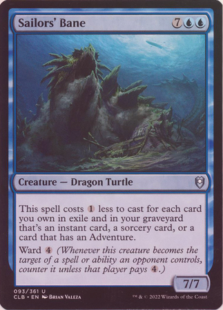 Sailors Bane 093 361 Foil Commander Legends Battle for Baldur s Gate Foil Singles Sailors Bane 093 361 Foil Commander Legends Battle for Baldur s Gate Foil Singles