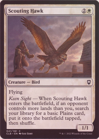 Scouting Hawk 41 361 Foil Commander Legends Battle for Baldur s Gate Foil Singles Scouting Hawk 41 361 Foil Commander Legends Battle for Baldur s Gate Foil Singles