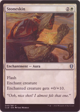 Stoneskin 045 361 Foil Commander Legends Battle for Baldur s Gate Foil Singles Stoneskin 045 361 Foil Commander Legends Battle for Baldur s Gate Foil Singles