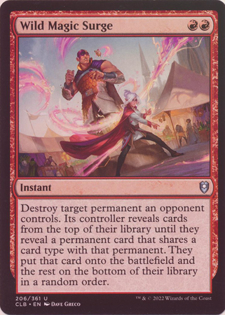 Wild Magic Surge 206 361 Foil Commander Legends Battle for Baldur s Gate Foil Singles Wild Magic Surge 206 361 Foil Commander Legends Battle for Baldur s Gate Foil Singles