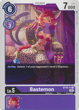 Bastemon ST10 11 C Common Bastemon ST10 11 C Common