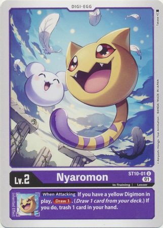 Nyaromon ST10 01 U Uncommon Nyaromon ST10 01 U Uncommon