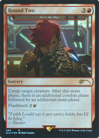 Round Two Seize the Day 480 SLD Foil Promo Secret Lair Drop Series Singles Round Two Seize the Day 480 SLD Foil Promo Secret Lair Drop Series Singles