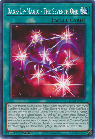 Rank Up Magic The Seventh One LED9 EN014 Common 1st Edition Rank Up Magic The Seventh One LED9 EN014 Common 1st Edition