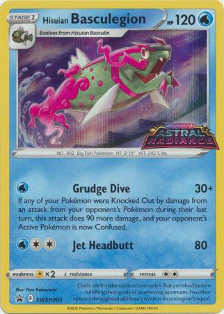 Hisuian Basculegion SWSH205 Prerelease Promo Pokemon Sword Shield Promos Hisuian Basculegion SWSH205 Prerelease Promo Pokemon Sword Shield Promos