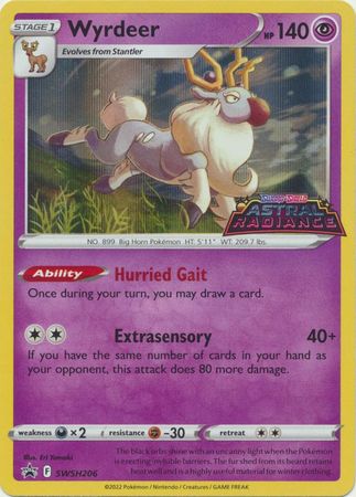 Wyrdeer SWSH206 Prerelease Promo Pokemon Sword Shield Promos Wyrdeer SWSH206 Prerelease Promo Pokemon Sword Shield Promos