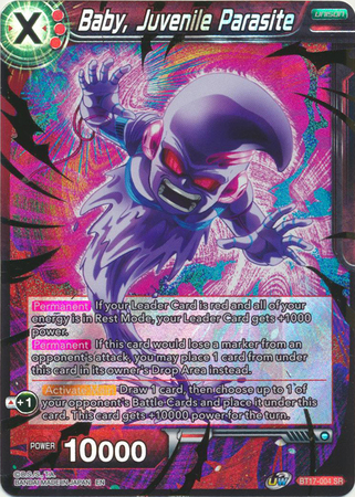 Baby Juvenile Parasite BT17 004 Super Rare UW Series 8 Ultimate Squad Singles Baby Juvenile Parasite BT17 004 Super Rare UW Series 8 Ultimate Squad Singles