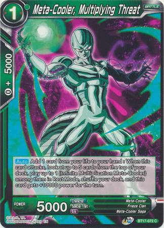 Meta Cooler Multiplying Threat BT17 072 Common 