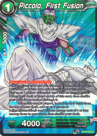 Piccolo, First Fusion - BT17-067 - R - Foil - Dragon Ball Super