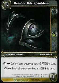 Demon Hide Spaulders 257 319 Uncommon WoW March of the Legion Demon Hide Spaulders 257 319 Uncommon WoW March of the Legion