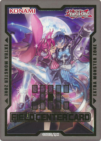 Yugioh Official Evil Twin Field Center Card 