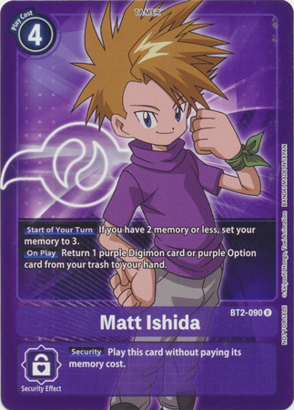Matt Ishida BT2 090 Official Tournament Pack Vol 3 Promo Matt Ishida BT2 090 Official Tournament Pack Vol 3 Promo