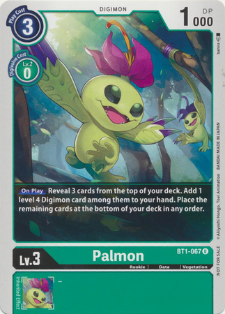 Palmon BT1 067 Official Tournament Pack Vol 3 Promo Palmon BT1 067 Official Tournament Pack Vol 3 Promo