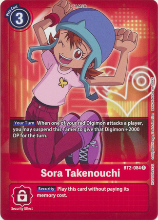 Sora Takenouchi BT2 084 Official Tournament Pack Vol 3 Promo Sora Takenouchi BT2 084 Official Tournament Pack Vol 3 Promo