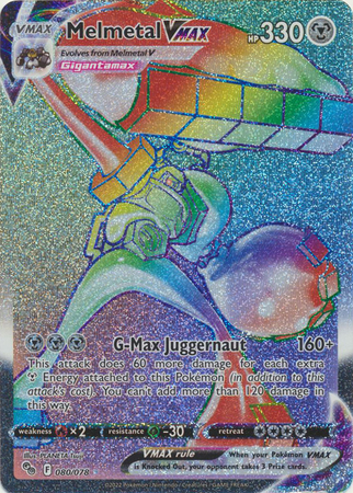 Carta Pokemon Vmax Rainbow