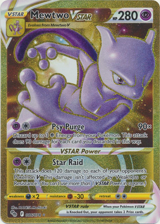 Carta Pokemon Mewtwo V Star Pokemon go d'occasion pour 20 EUR in Valladolid  sur WALLAPOP