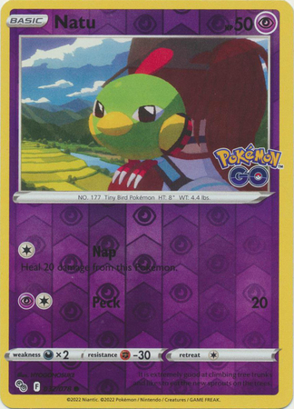 Natu 032 078 Common Reverse Holo Natu 032 078 Common Reverse Holo