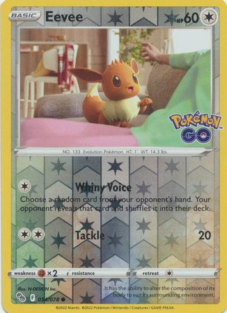 Eevee [Reverse Holo] #54 Prices, Pokemon Go