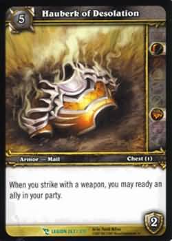Hauberk of Desolation 263 319 Uncommon Hauberk of Desolation 263 319 Uncommon