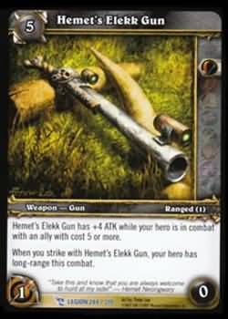 Hemet s Elekk Gun 284 319 Rare WoW March of the Legion Hemet s Elekk Gun 284 319 Rare WoW March of the Legion