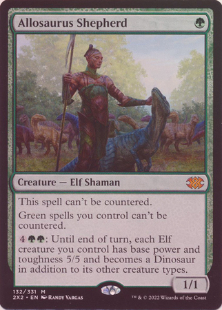Allosaurus Shepherd 132 331 Foil Double Masters 2022 Foil Singles Allosaurus Shepherd 132 331 Foil Double Masters 2022 Foil Singles