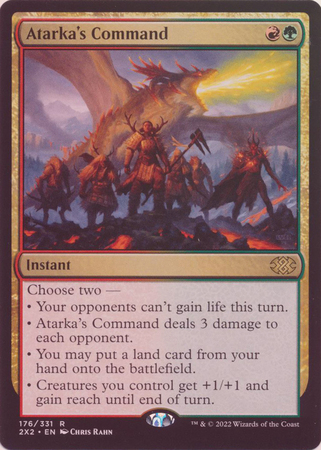 Atarka s Command 176 331 Foil Double Masters 2022 Foil Singles Atarka s Command 176 331 Foil Double Masters 2022 Foil Singles