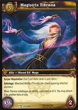 Magistrix Tibrana 237 319 Uncommon WoW March of the Legion Magistrix Tibrana 237 319 Uncommon WoW March of the Legion