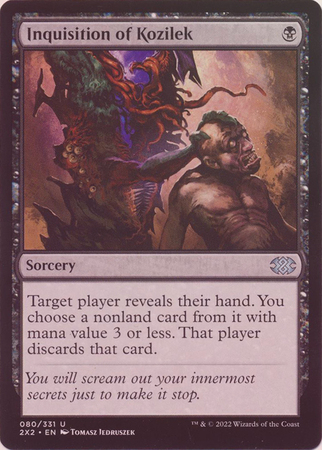 Inquisition of Kozilek 080 331 Foil Double Masters 2022 Foil Singles Inquisition of Kozilek 080 331 Foil Double Masters 2022 Foil Singles