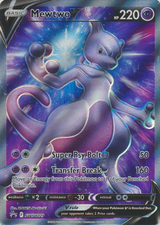 Pokemon cards-MEWTWO mew two Pokemon card Super value